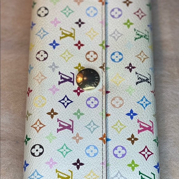 LV long wallet multicolor white - authentic - Picture 2 of 8